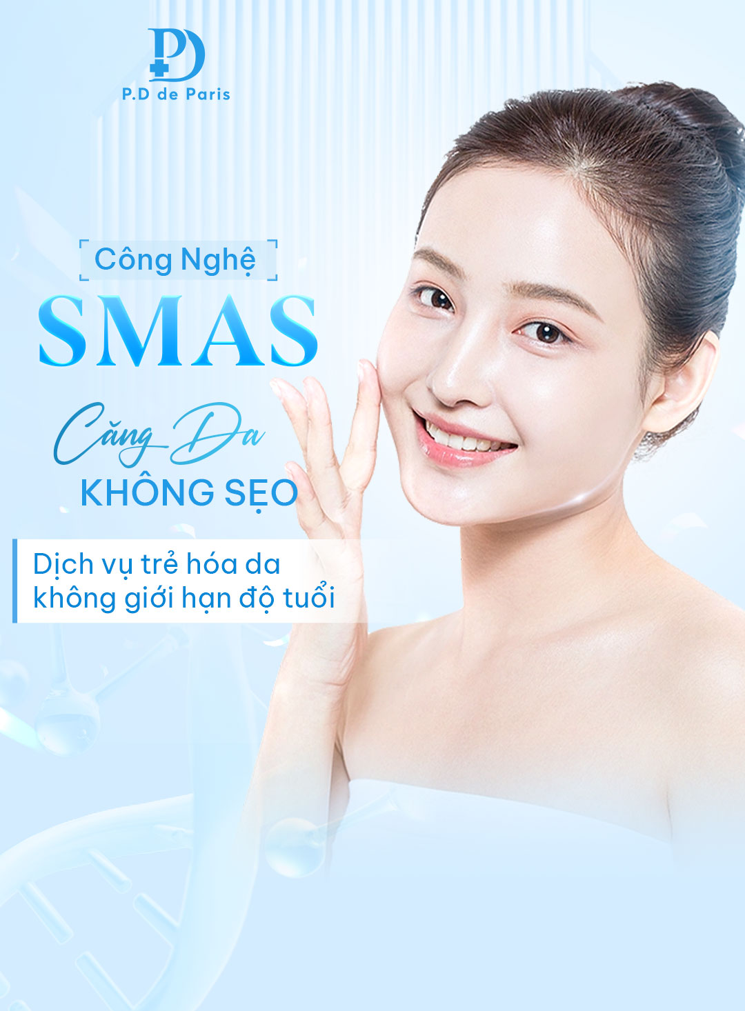 Căng da không sẹo SMAS